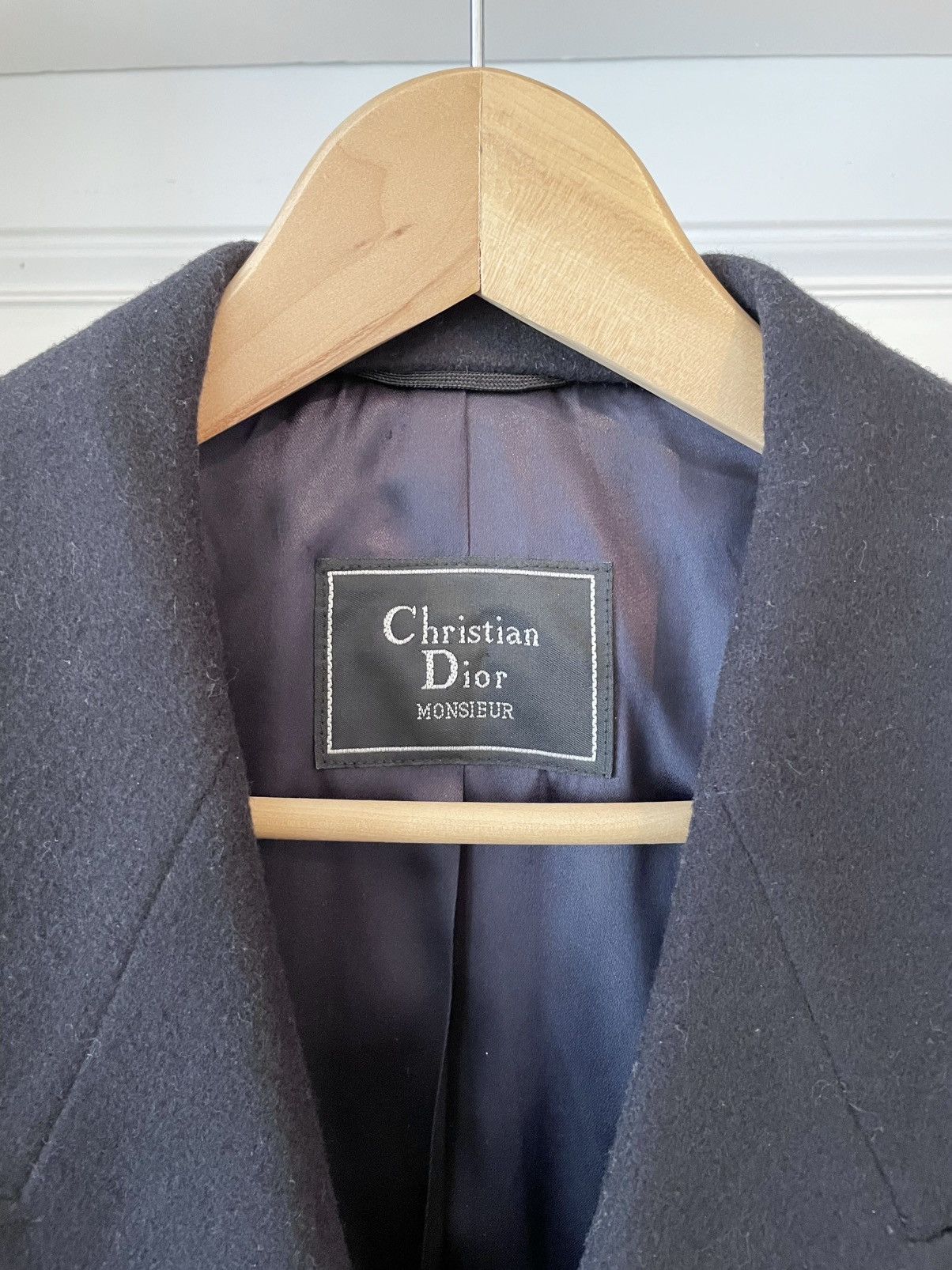 Christian Dior Monsieur Vintage Dior Monsieur Wool Over Coat Double Breasted Size US L / EU 52-54 / 3 - 3 Thumbnail