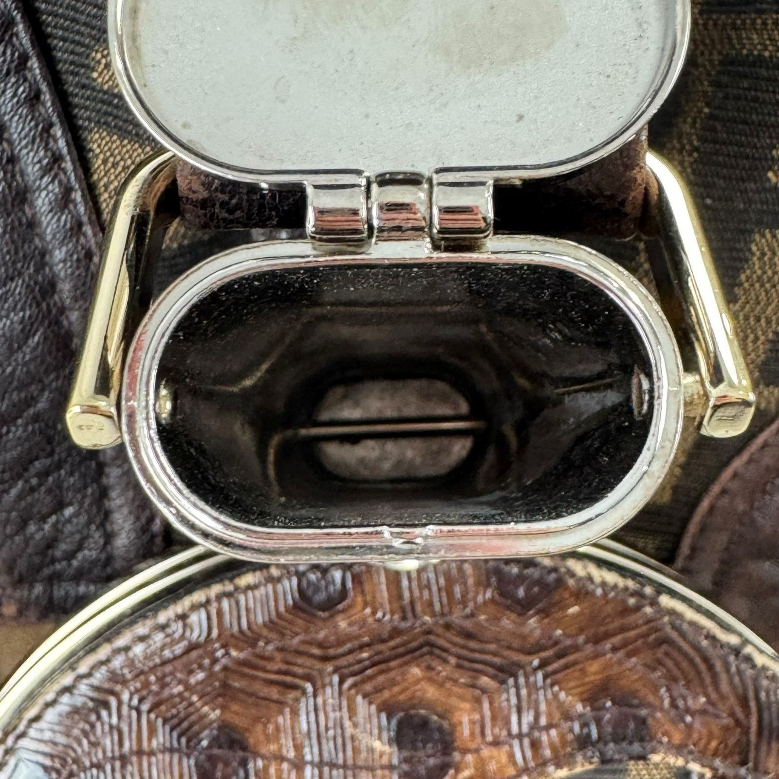 Fendi Fendi Zucca and Tortoiseshell Spy Bag Size ONE SIZE - 11 Thumbnail