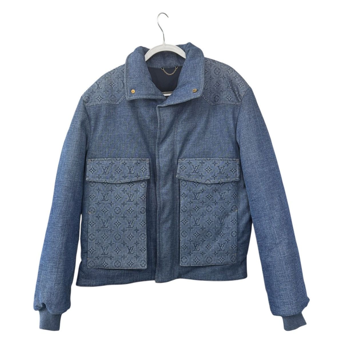 Louis Vuitton Louis Vuitton Monogram Padded Denim Jacket Indigo Size US XL / EU 56 / 4 - 1 Thumbnail