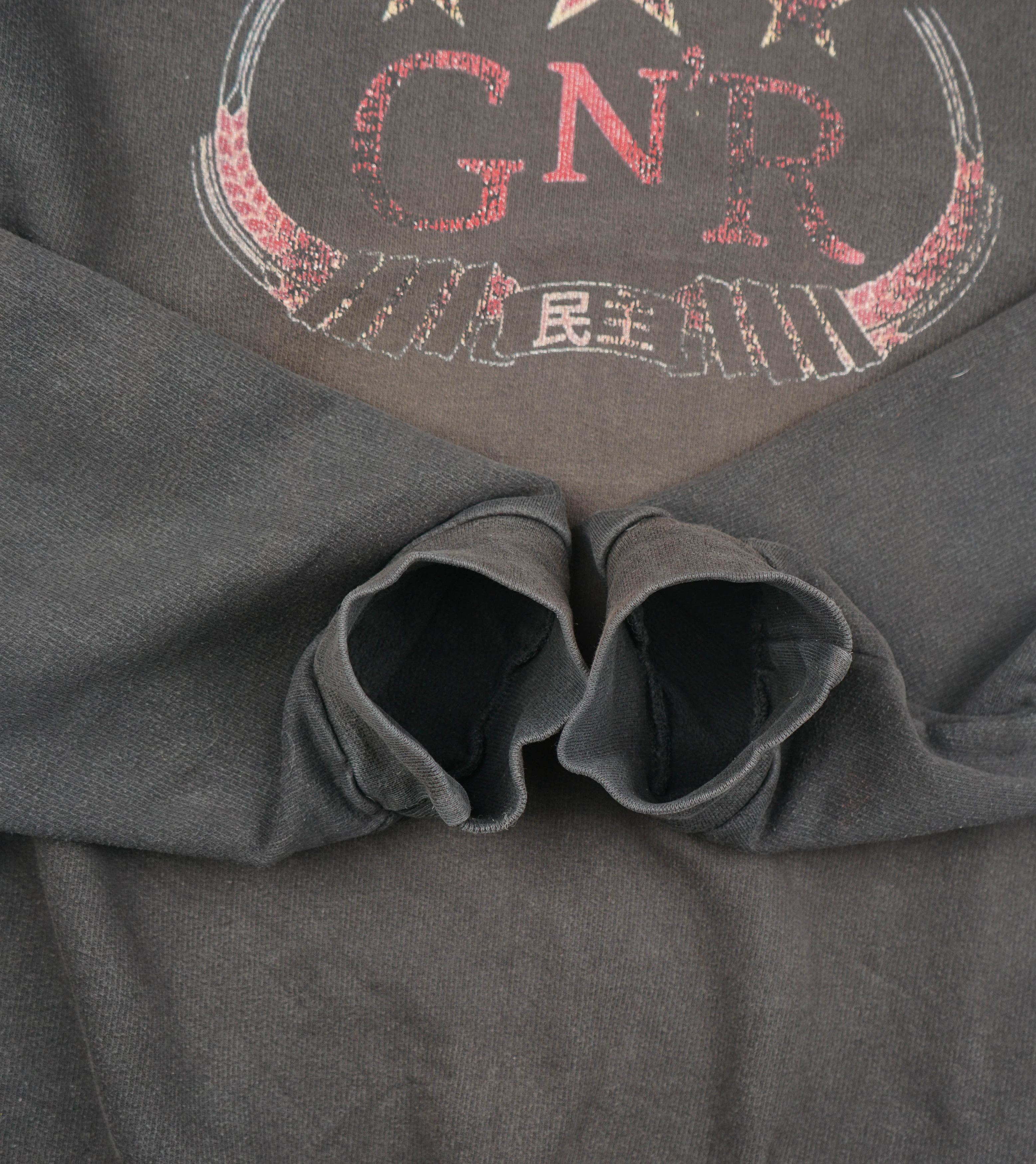 Band Tees × Vintage Vintage 1990s Guns N Roses Hoodie Size US XXL / EU 58 / 5 - 6 Thumbnail