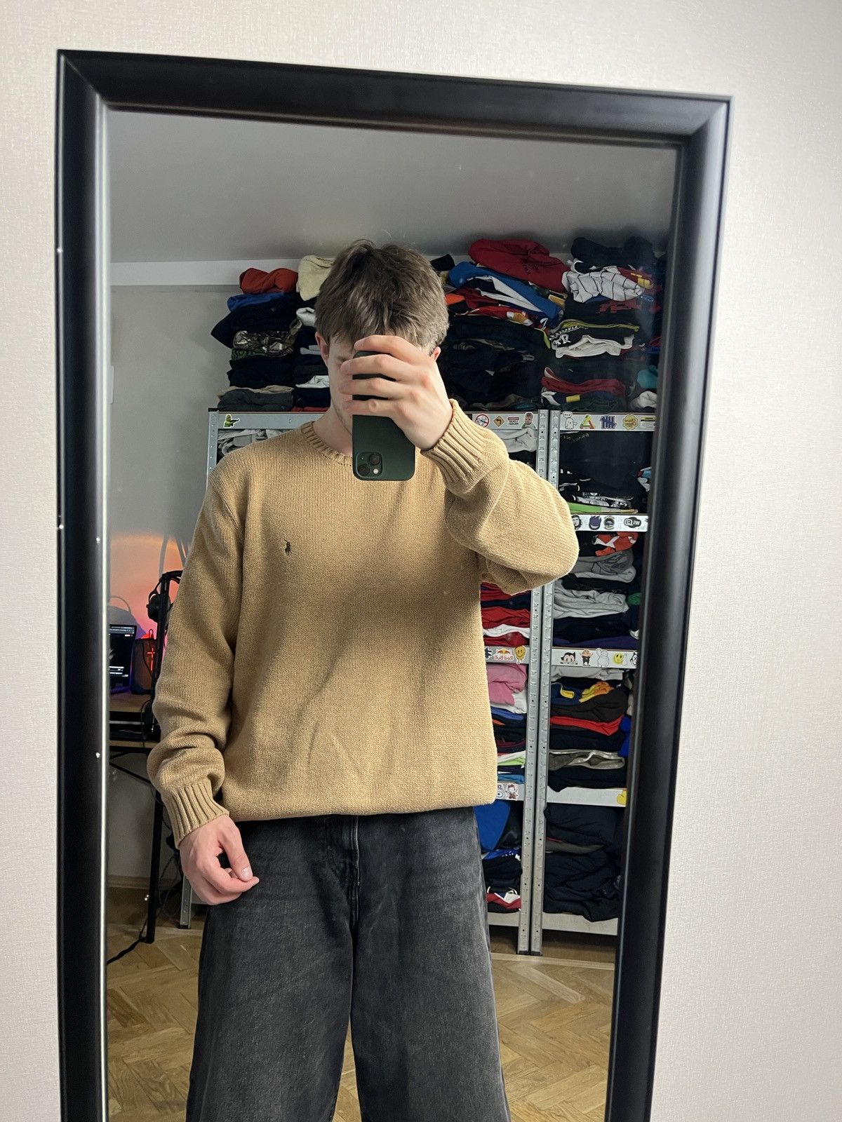 Polo Ralph Lauren Polo Ralph Lauren Vintage Sweater Knit Brown Old Money Y2k Size US XL / EU 56 / 4 - 2 Thumbnail