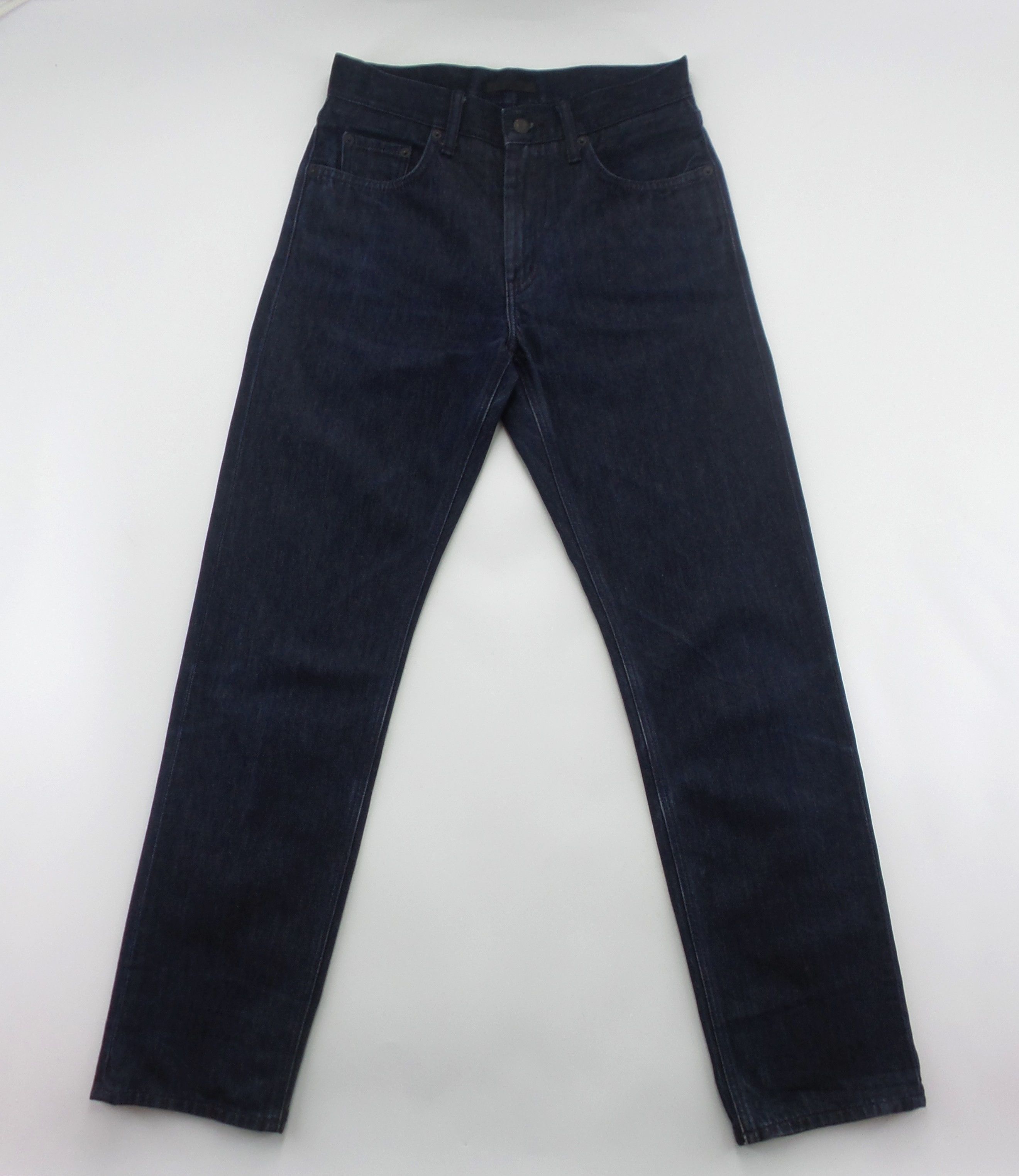 Helmut Lang × Uniqlo Helmut Lang × Uniqlo Dark Blue Jeans W30xL42.5 Size US 30 / EU 46 - 1 Thumbnail
