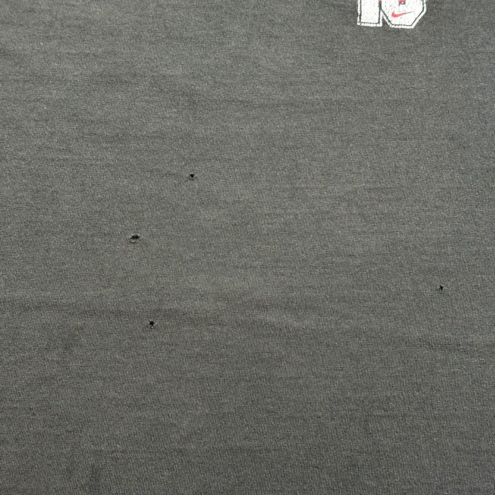Nike VINTAGE Nike Air Jordan Shirt Mens 2XL Black Jordan 10 Sole Graphic USA Made 90s Size US XXL / EU 58 / 5 - 2 Thumbnail