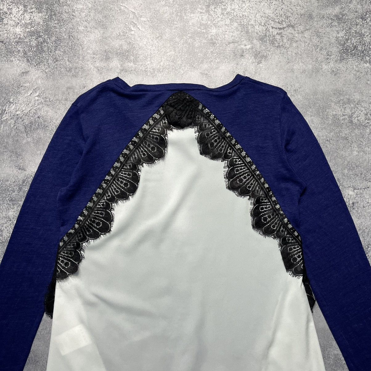 Sandro Sandro Paris Lace Blouse Longsleeve Streetwear Designer Size M / US 6-8 / IT 42-44 - 9 Thumbnail
