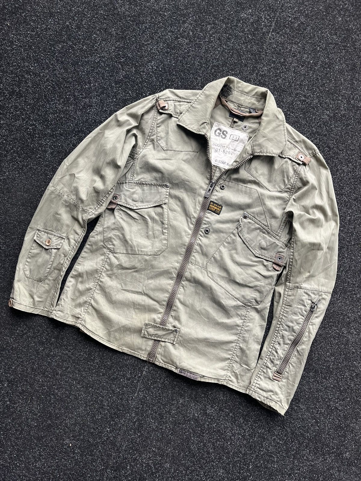 G-Star × Japanese Brand × Vintage Vintage G-Star Multi pocket Military Japan Archiv Y2k jacket Size US L / EU 52-54 / 3 - 2 Thumbnail