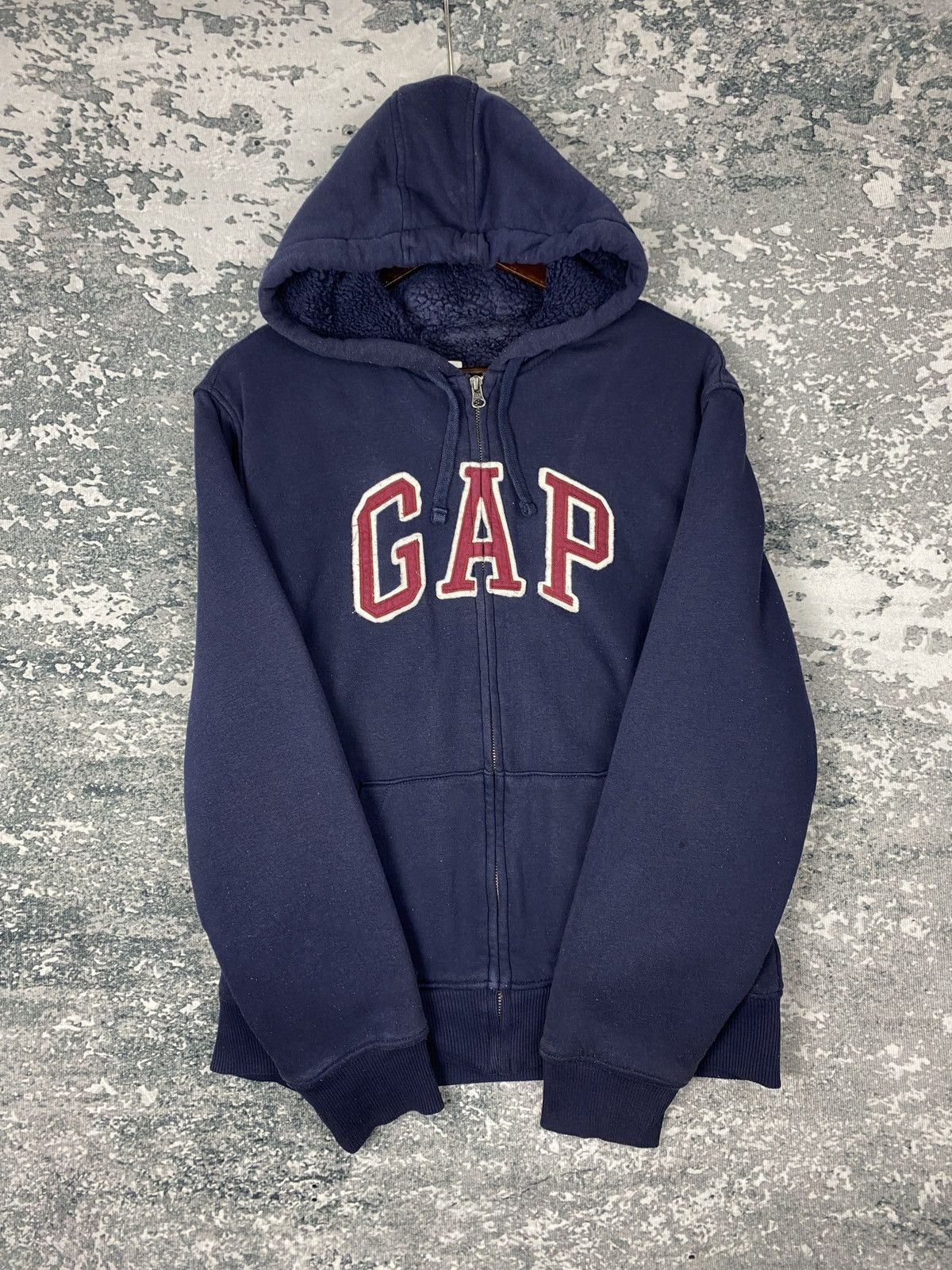 Gap Vintage GAP Fleece Lining Zip Up Hoodies Size US L / EU 52-54 / 3 - 6 Thumbnail