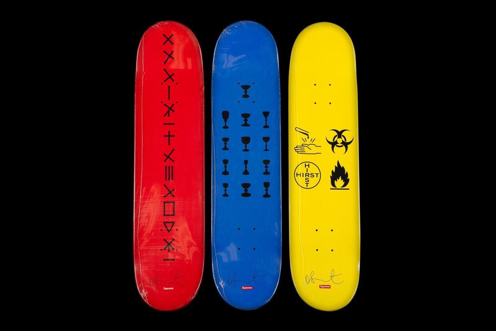 Supreme SUPREME DAMIEN HIRST SPIN SKATEBOARD DECK COMPLETE SET OF 3 Size ONE SIZE - 2 Thumbnail