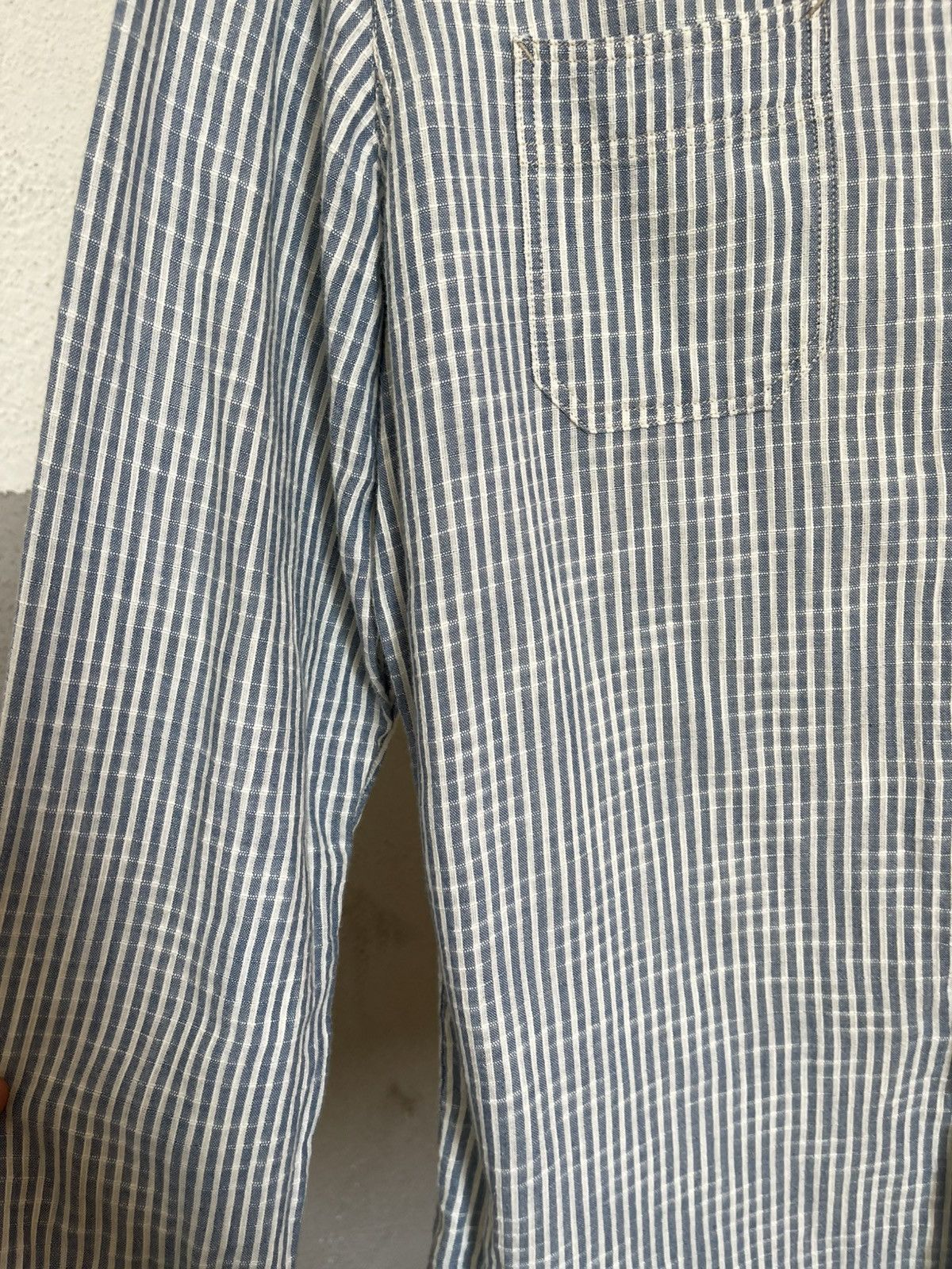 RRL Ralph Lauren RRL Double RL Striped Blue Longsleeve Button Shirt 3775279 Size US M / EU 48-50 / 2 - 3 Thumbnail