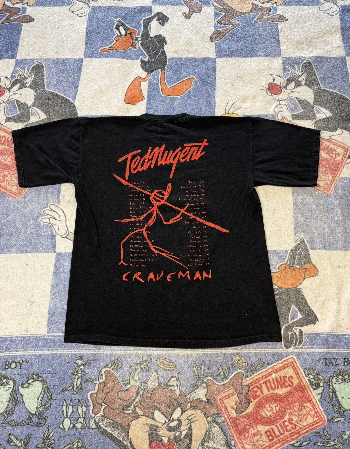 All Sport Ted Nugent Craveman tour tee Size US XL / EU 56 / 4 - 3 Thumbnail