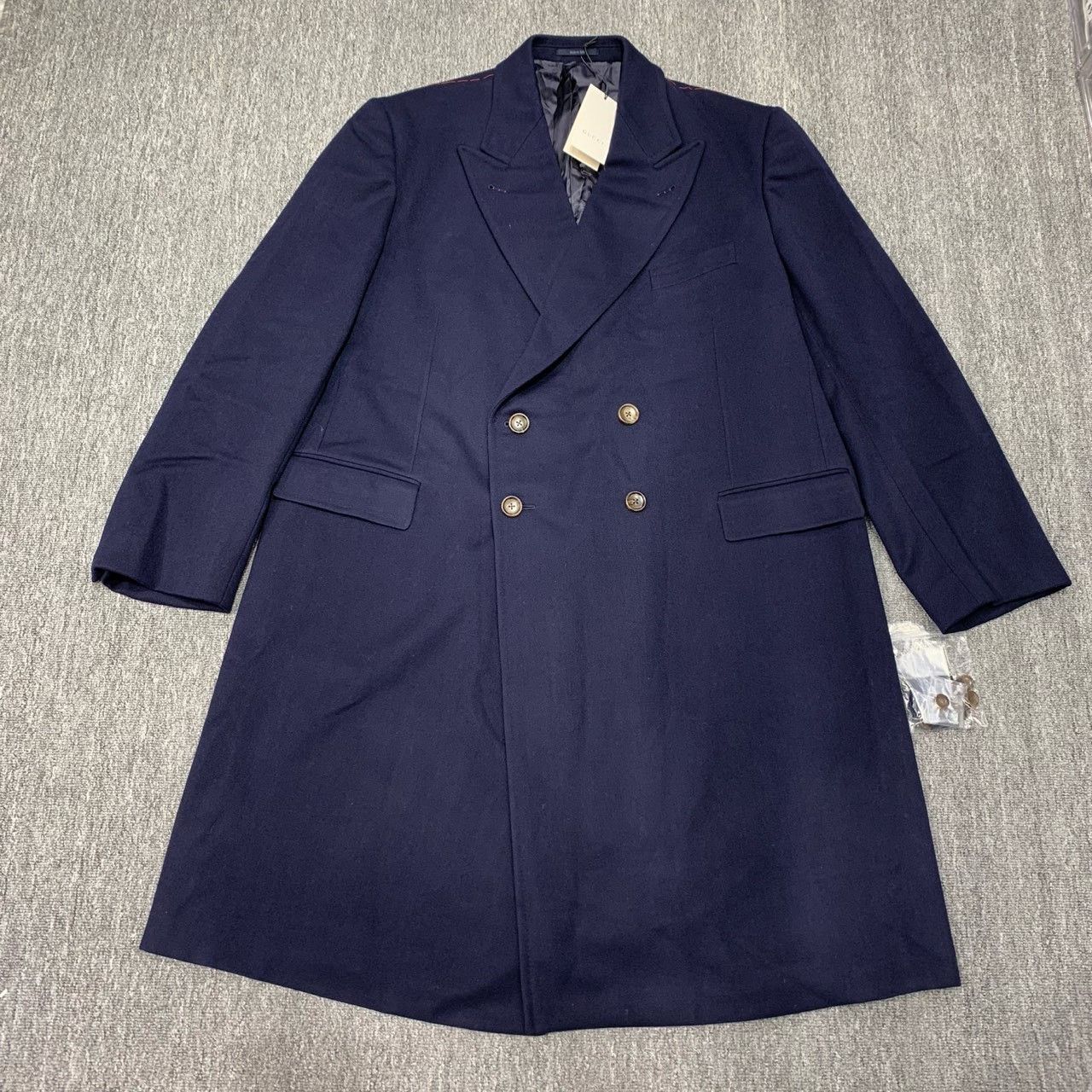 Gucci Gucci dark blue coat size66R 2501-Nextarrow Size 54R - 1 Thumbnail
