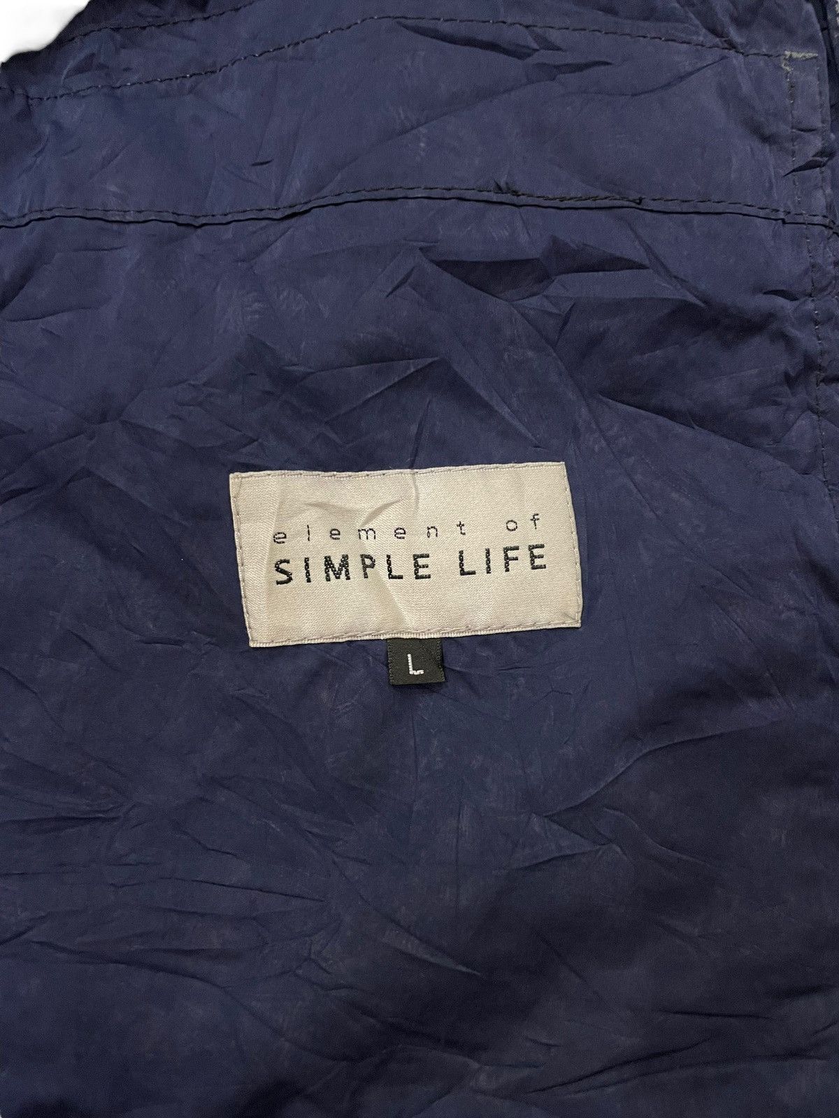Japanese Brand Vintage Element Simple Life Blend Polyster Button Up Jacket Size US L / EU 52-54 / 3 - 11 Thumbnail