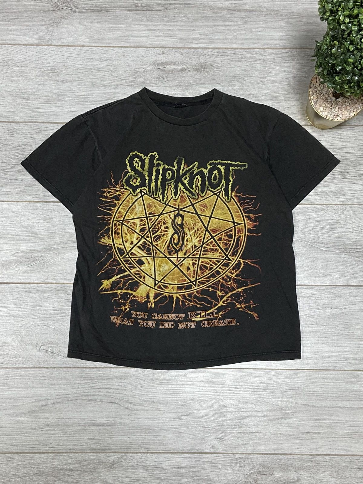 Slipknot Slipknot Concert T “YOU CANNOT KILL WHAT YOU DID NOT CREATE” Size US M / EU 48-50 / 2 - 1 Thumbnail