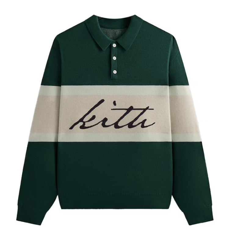 Kith Kith Harmon Rugby Pullover - Algae - XL | Grailed