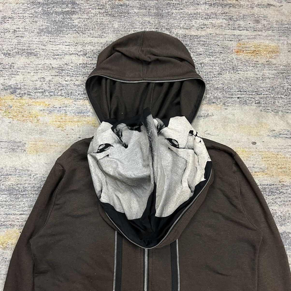 If Six Was Nine × Le Grande Bleu (L.G.B.) × PPFM Rare PPFM seditionaries multi zipper skeleton zip hoodie Size US M / EU 48-50 / 2 - 7 Thumbnail
