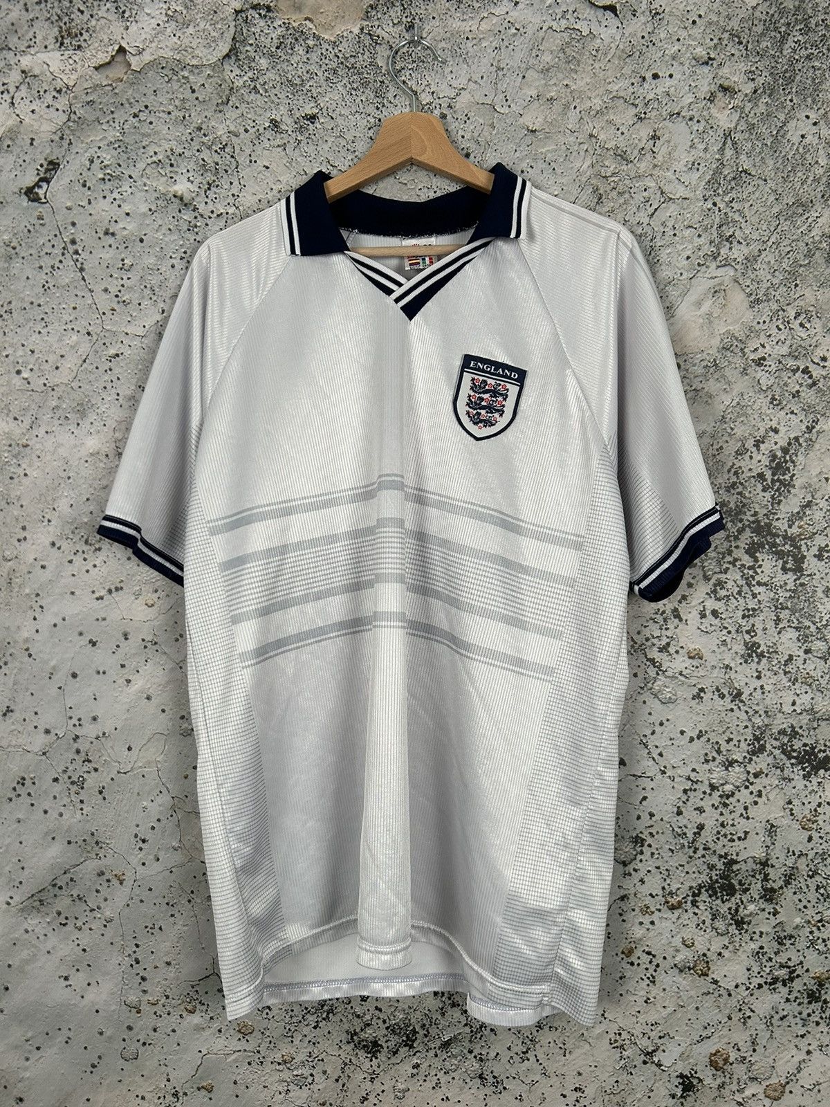 Vintage Vintage Soccer Jersey England World Cup Retro Hype 90s Size US L / EU 52-54 / 3 - 1 Thumbnail