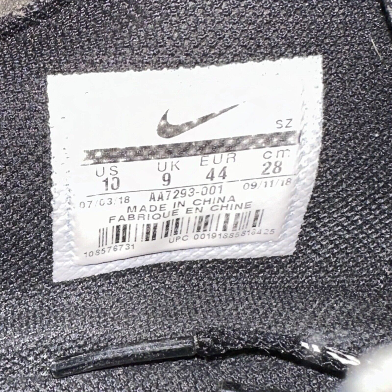 Nike × Off-White Nike Air Max 90 x OFF-WHITE Black 2019 Size US 10 / EU 43 - 9 Thumbnail