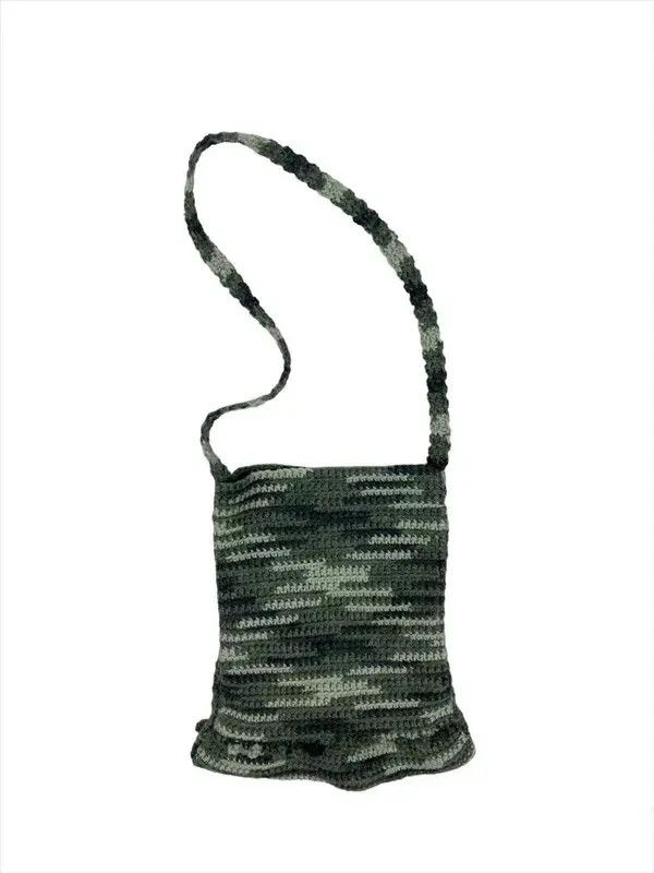 Japanese Brand Handmade Knit Crochet Bag Avant Garde Vintage Style Size ONE SIZE - 2 Thumbnail