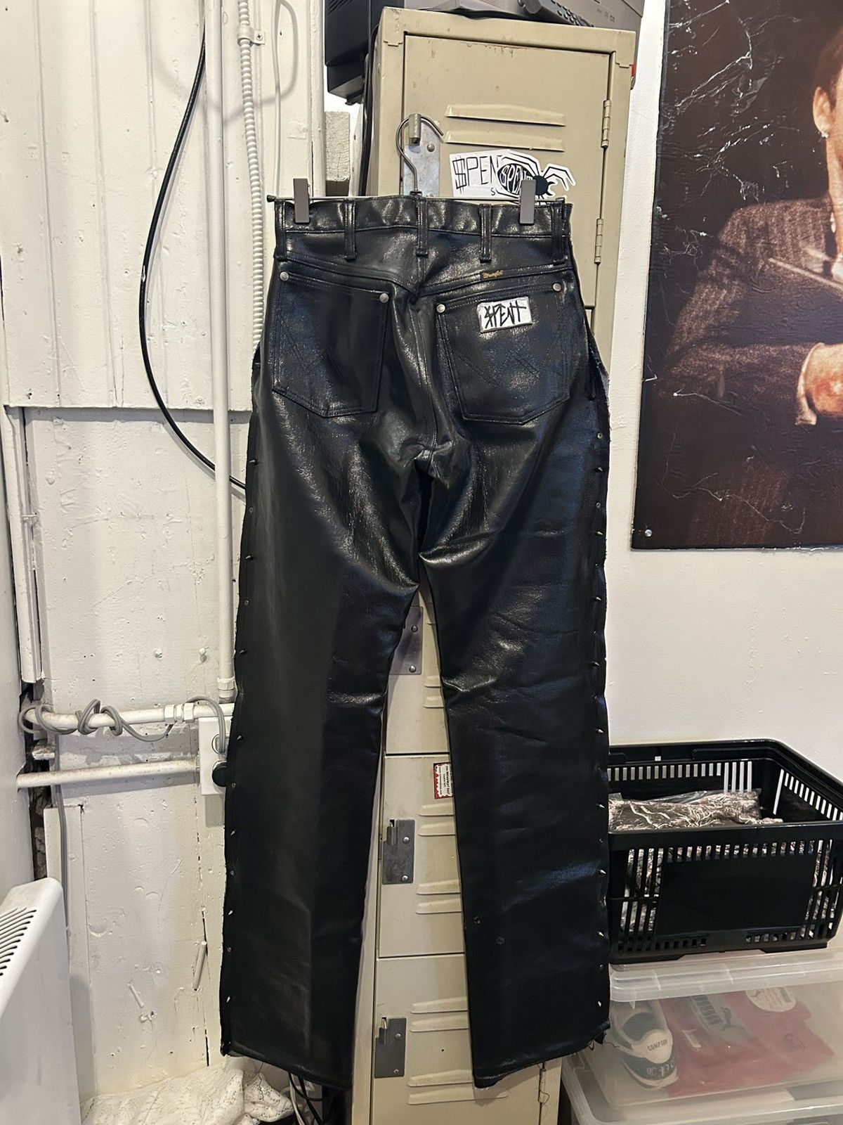 Wrangler Studded Rubber Denim pants Size 27" / US 4 / IT 40 - 3 Thumbnail