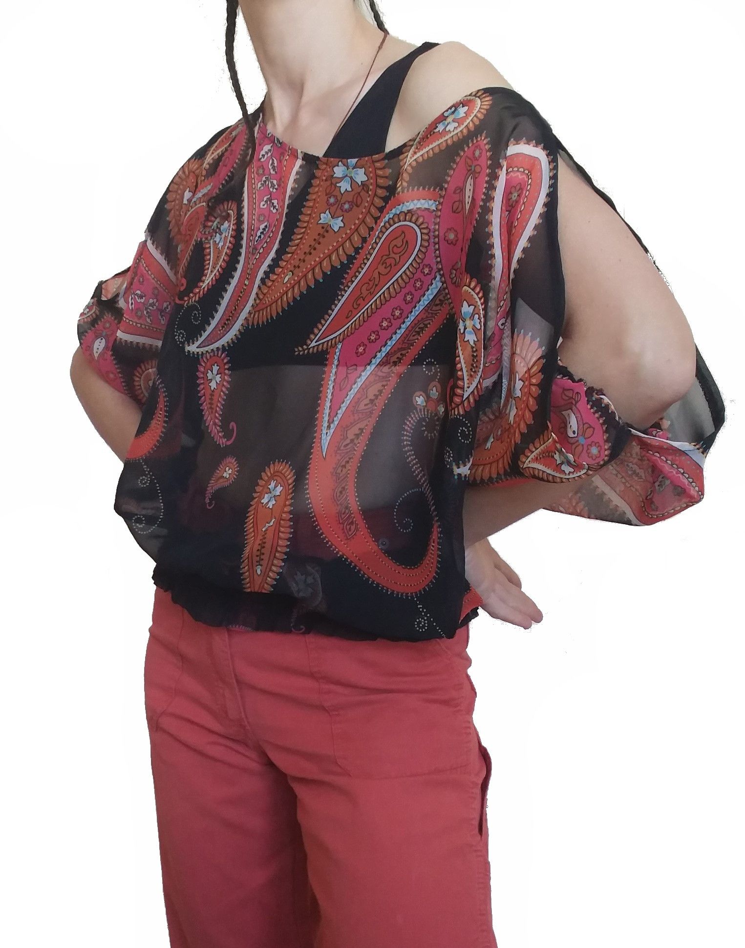 Significant Other Y2K see through Jane Norman shirt "Light my Fire" Size M / US 6-8 / IT 42-44 - 1 Thumbnail