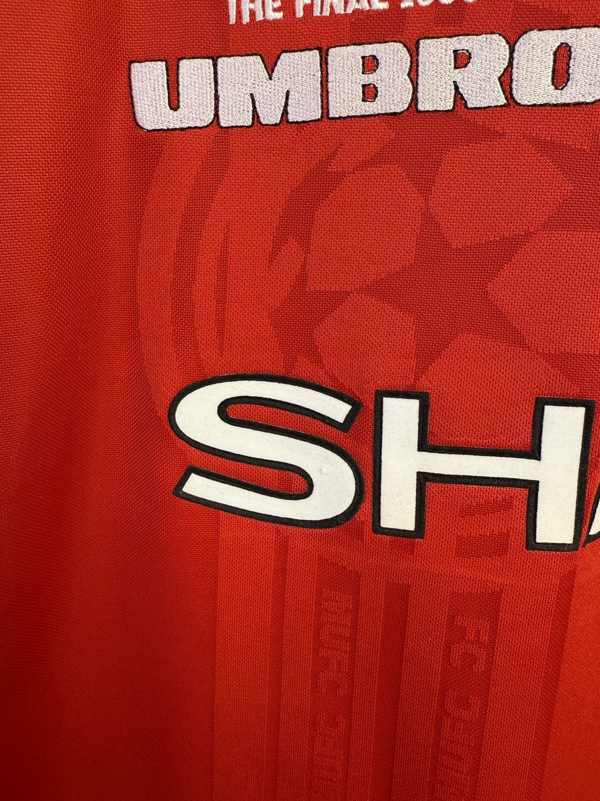 Vintage Vintage Manchester United Jersey Umbro SHARP 90s Size US L / EU 52-54 / 3 - 11 Thumbnail