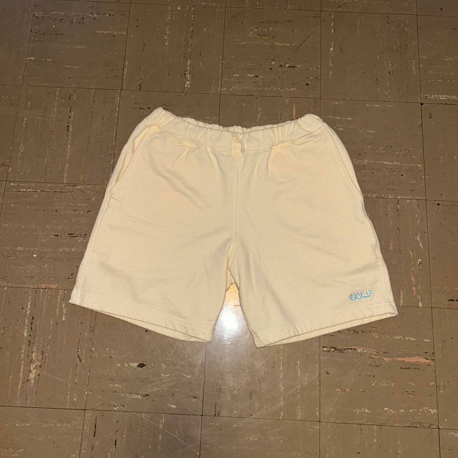 Golf Wang Golf Wang Cream Logo Shorts Size US 32 / EU 48 - 1 Thumbnail