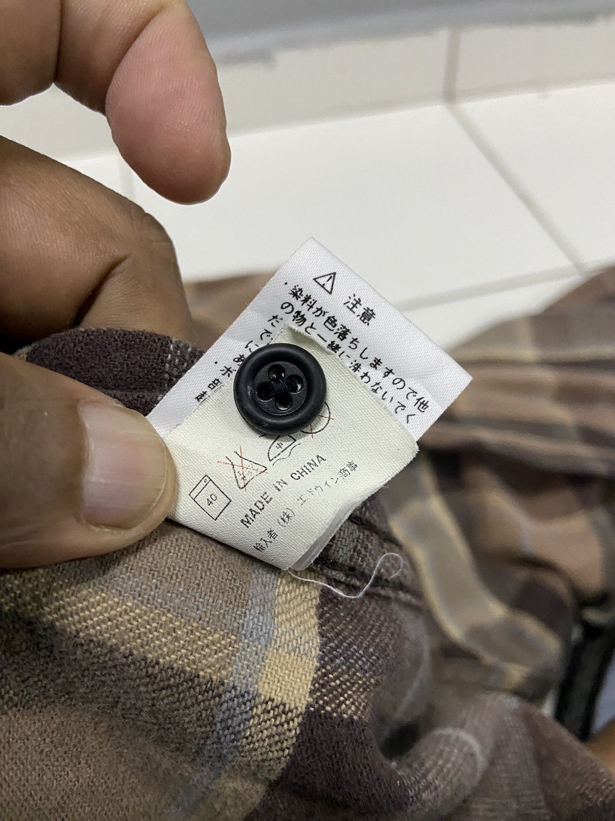 Edwin VINTAGE EDWIN DOUBLE POCKET PLAID FLANNEL Size US L / EU 52-54 / 3 - 10 Thumbnail