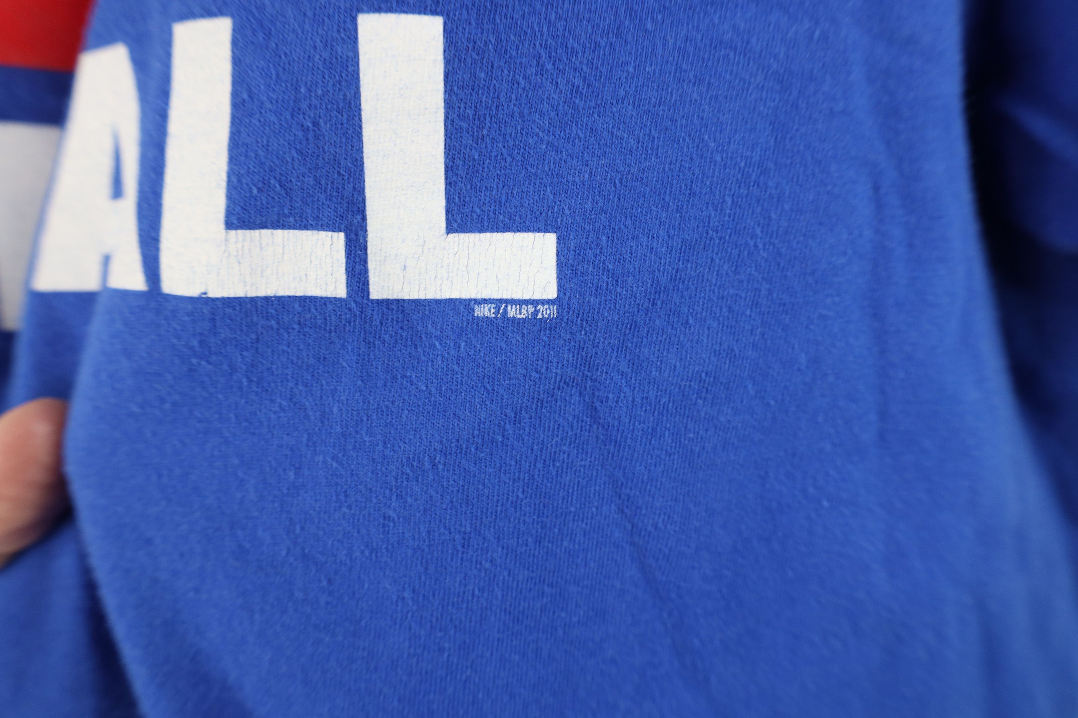 Nike Nike Scott Center Swoosh Chicago Cubs Baseball T-Shirt Blue Size US M / EU 48-50 / 2 - 9 Thumbnail