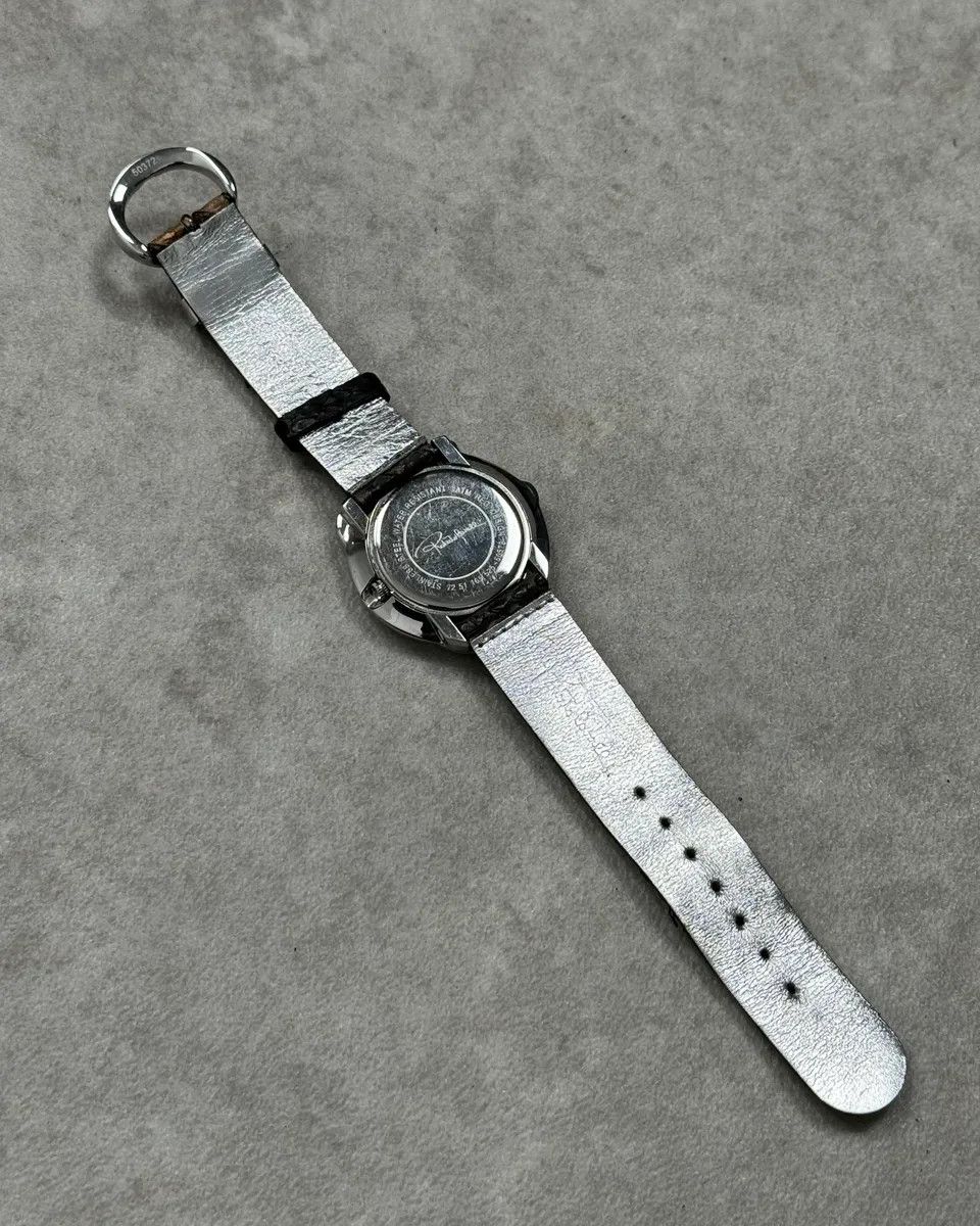 Roberto Cavalli Roberto Cavalli Brown Leather Snake Silver Watch Size ONE SIZE - 7 Thumbnail