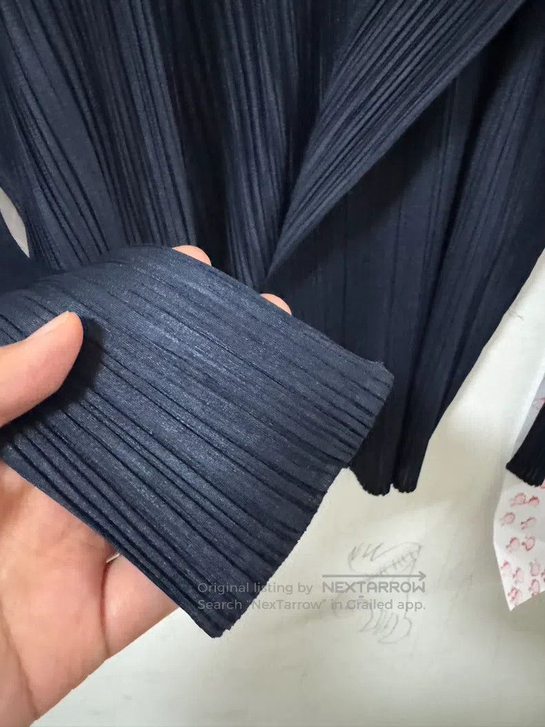 Issey Miyake Issey Miyake Dark Blue Jacket Size L / US 10 / IT 46 - 2 Thumbnail
