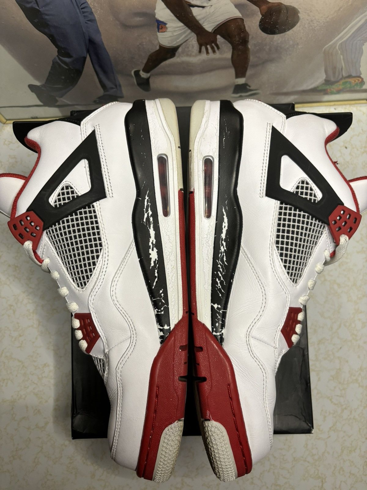 Jordan Brand Jordan Retro 4 ‘Fire Red’ Size US 13 / EU 46 - 3 Thumbnail