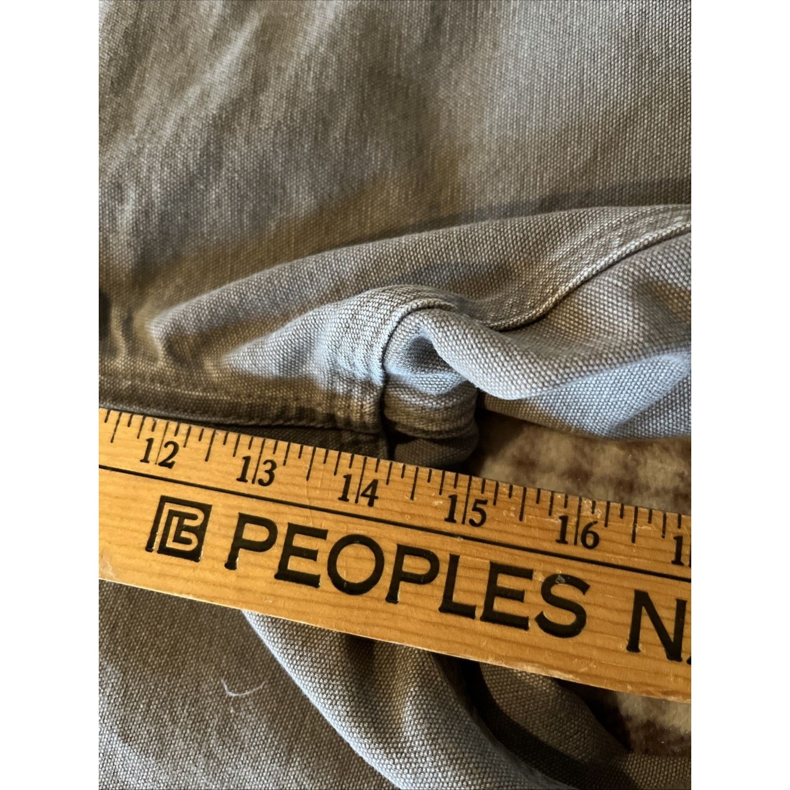 Carhartt Carhartt Men’s Pants 42x32 Gray Dungaree Fit Duck Canvas Size US 42 / EU 58 - 7 Thumbnail