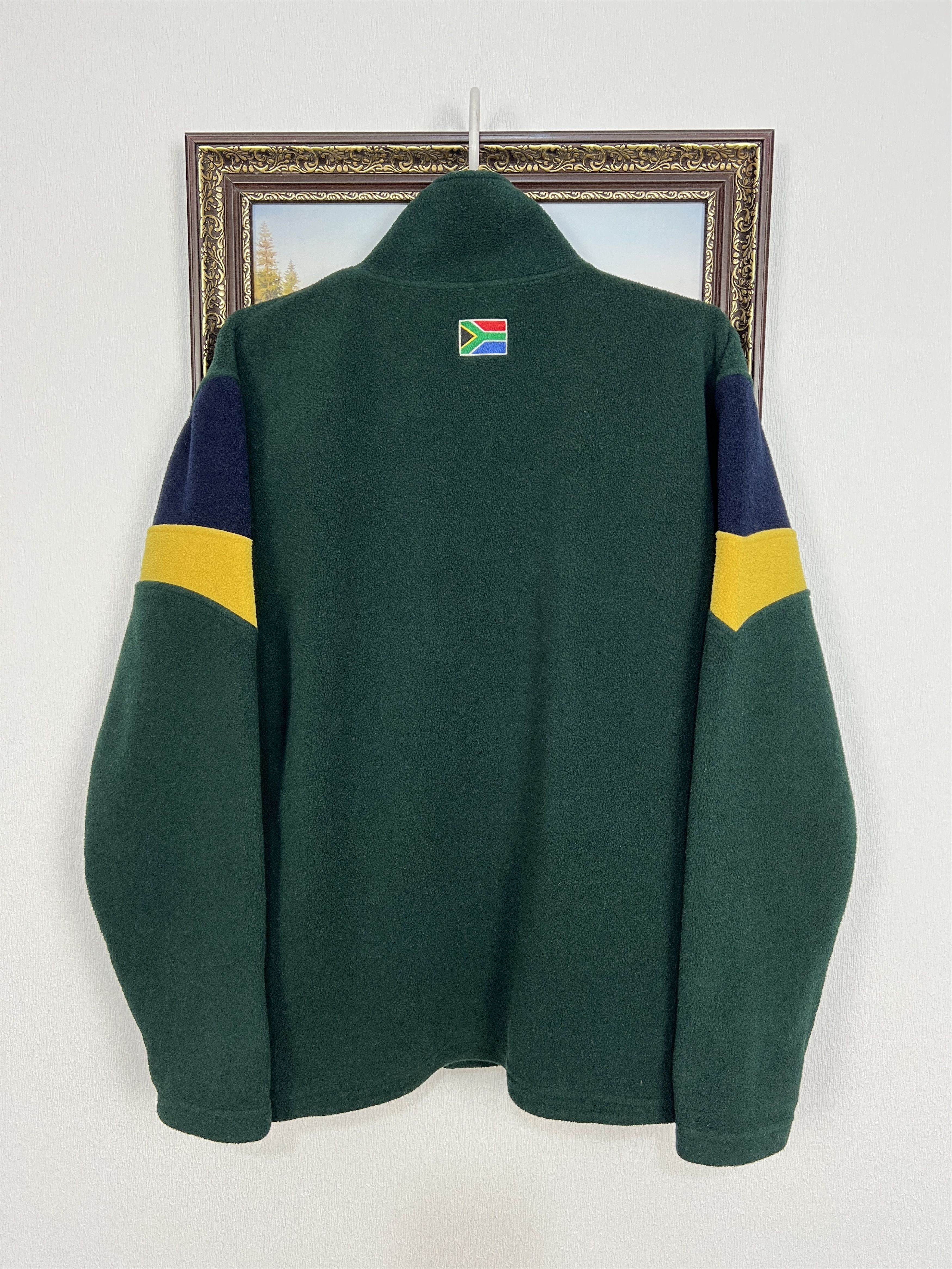 Canterbury of New Zealand Vintage Canterbury South Africa Rugby Union Fleece Jacket Size US S / EU 44-46 / 1 - 13 Thumbnail