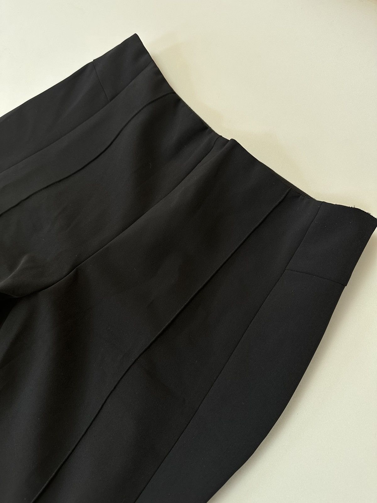 Escada Ecada Straight Dress Pants Black Size 31" - 3 Thumbnail