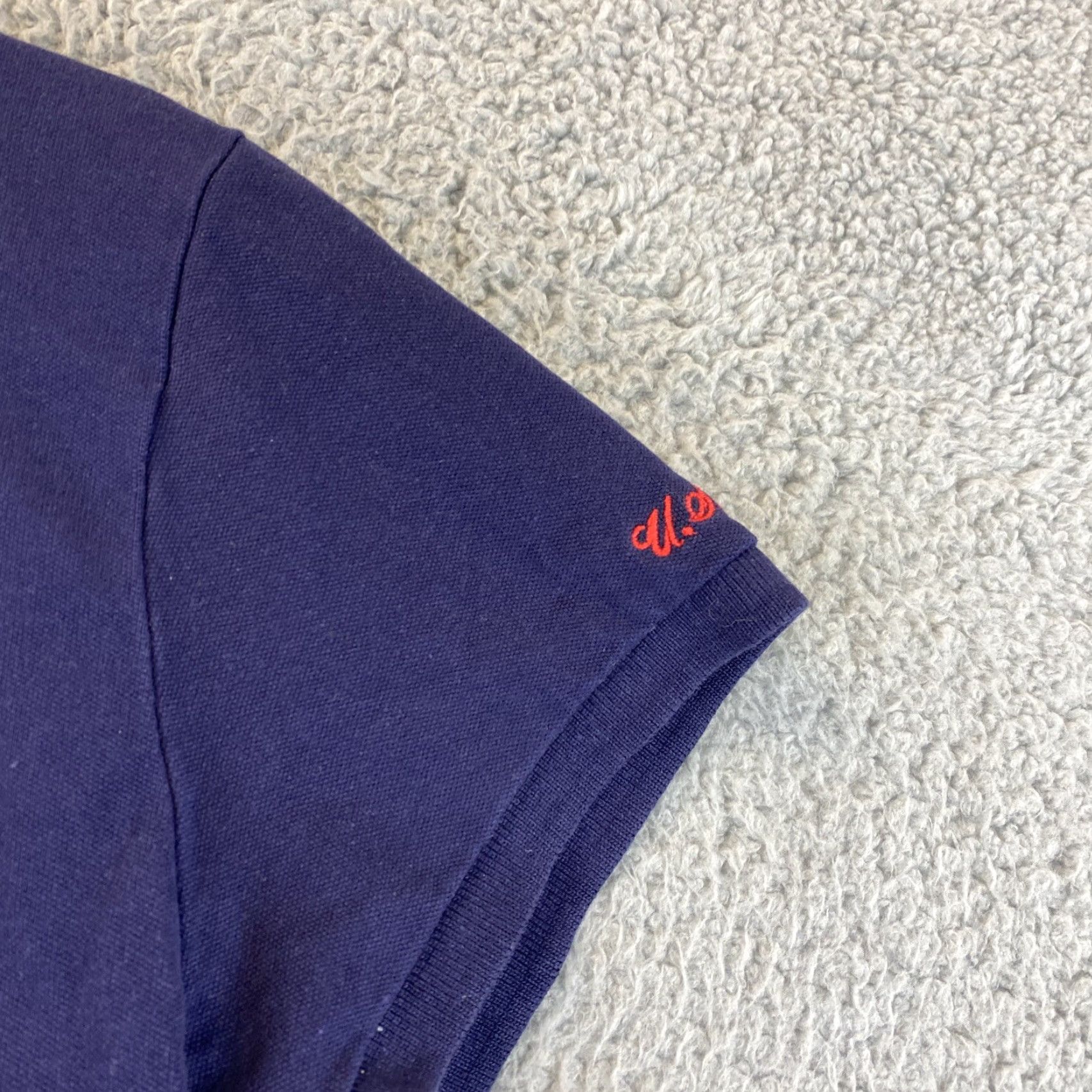Vintage US Polo Assn Women's Blue Short Sleeve Polo Shirt Top XL Shirt Size XL / US 12-14 / IT 48-50 - 7 Thumbnail