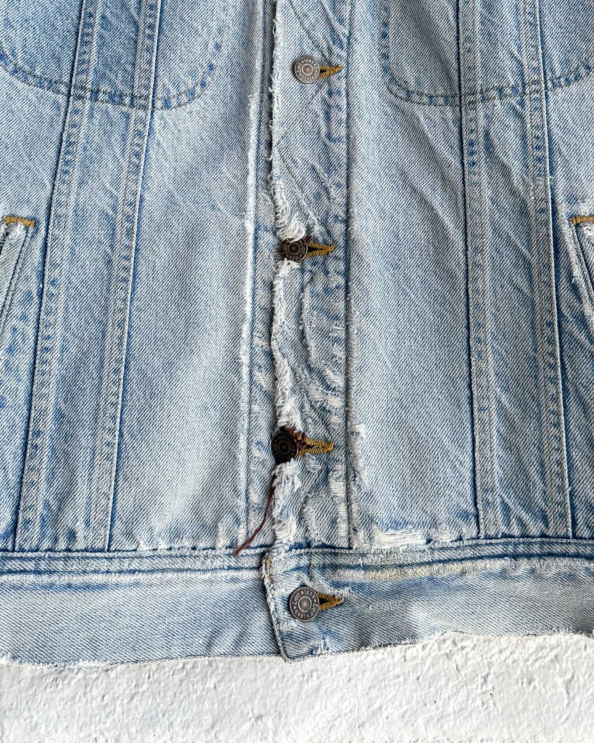 Vintage Vintage 80s Lee Denim Trucker Jacket Men's XL Blanket Lined Size US XL / EU 56 / 4 - 4 Thumbnail