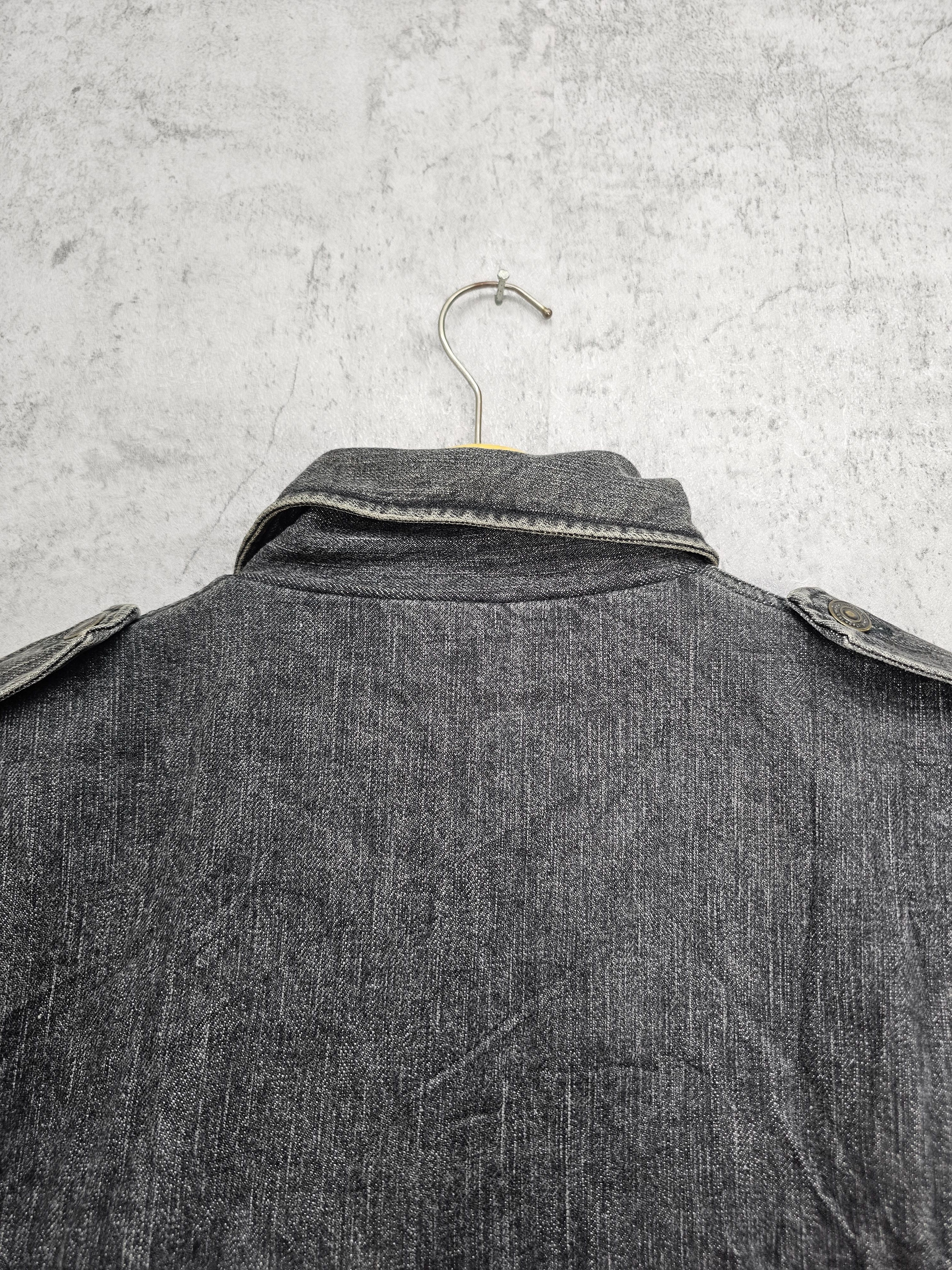 Japanese Brand SWAGGER Multi Pocket Streetwear Denim Jacket J0083 Size US XL / EU 56 / 4 - 8 Thumbnail