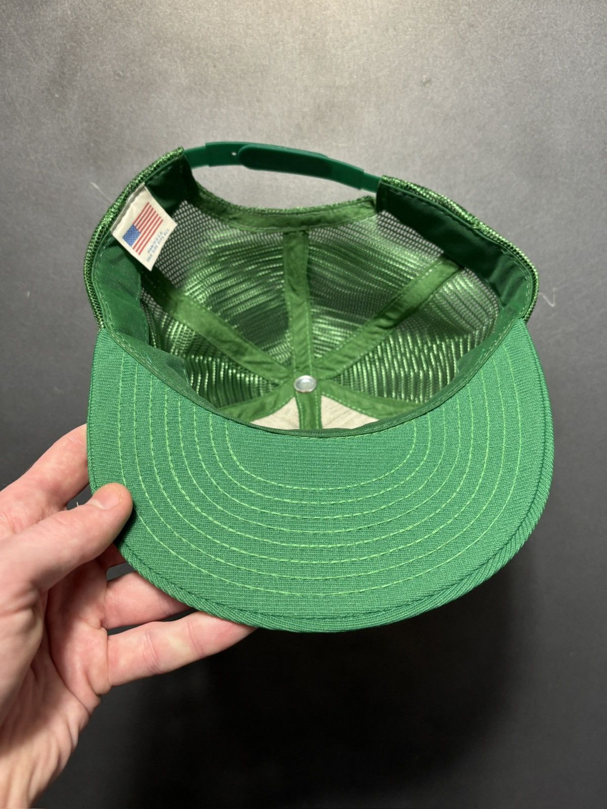 Levi's Vintage Levi's Big E Trucker Hat White Tab Red Lettering 70s Size ONE SIZE - 12 Thumbnail