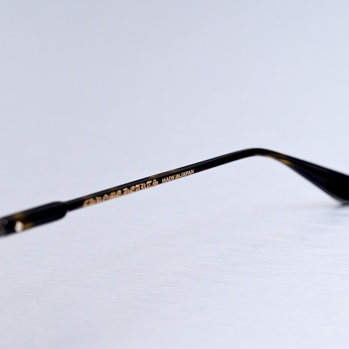 Chrome Hearts CHROME HEARTS TATTERS DARK TORTOISE/ ANTIQUE GOLD GLASSES Size ONE SIZE - 5 Thumbnail