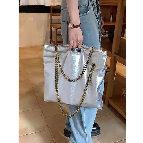 Japanese Brand silver shoulder bag Size ONE SIZE - 2 Thumbnail