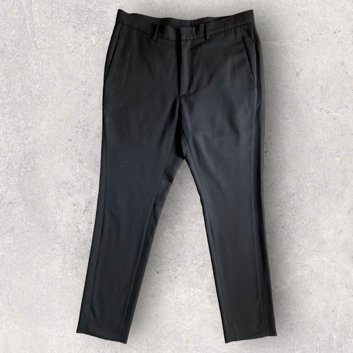 Jil Sander × Raf Simons Fall 2011 Stretch Wool Blend Trousers Size US 32 / EU 48 - 2 Thumbnail