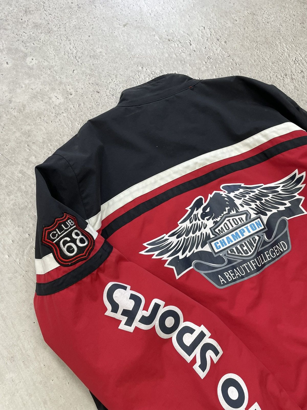 Harley Davidson Harley davidson style nylon shield fashion moto jacket y2k Size US XL / EU 56 / 4 - 10 Thumbnail