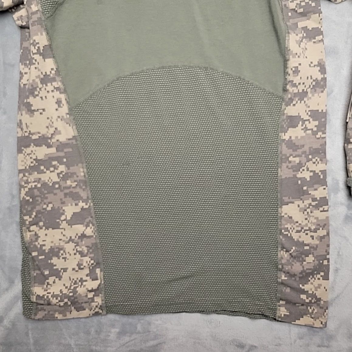 Vintage Massif Mountain Gear Shirt Men L Green Camouflage Performance Army Combat Shirt Size US L / EU 52-54 / 3 - 2 Thumbnail