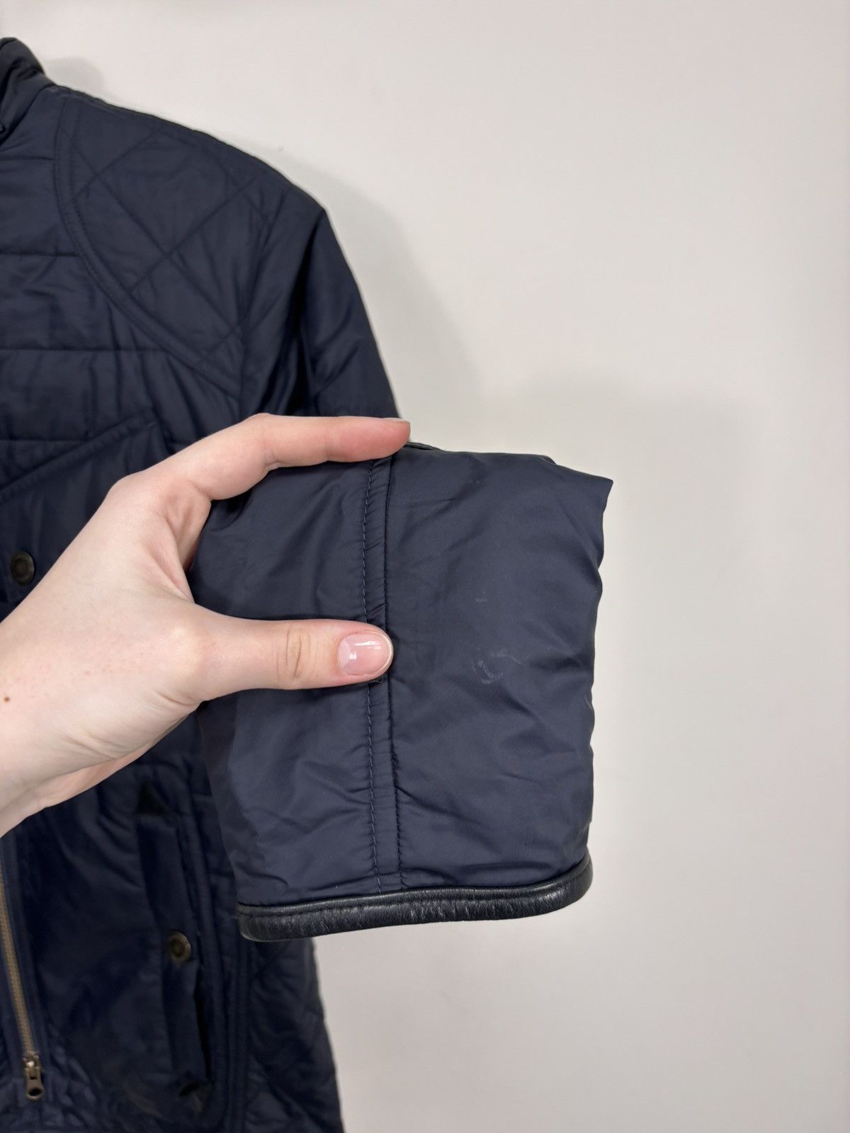 Barbour Barbour Steve McQueen Men’s Navy Blue Quilted Jacket Size US S / EU 44-46 / 1 - 12 Thumbnail