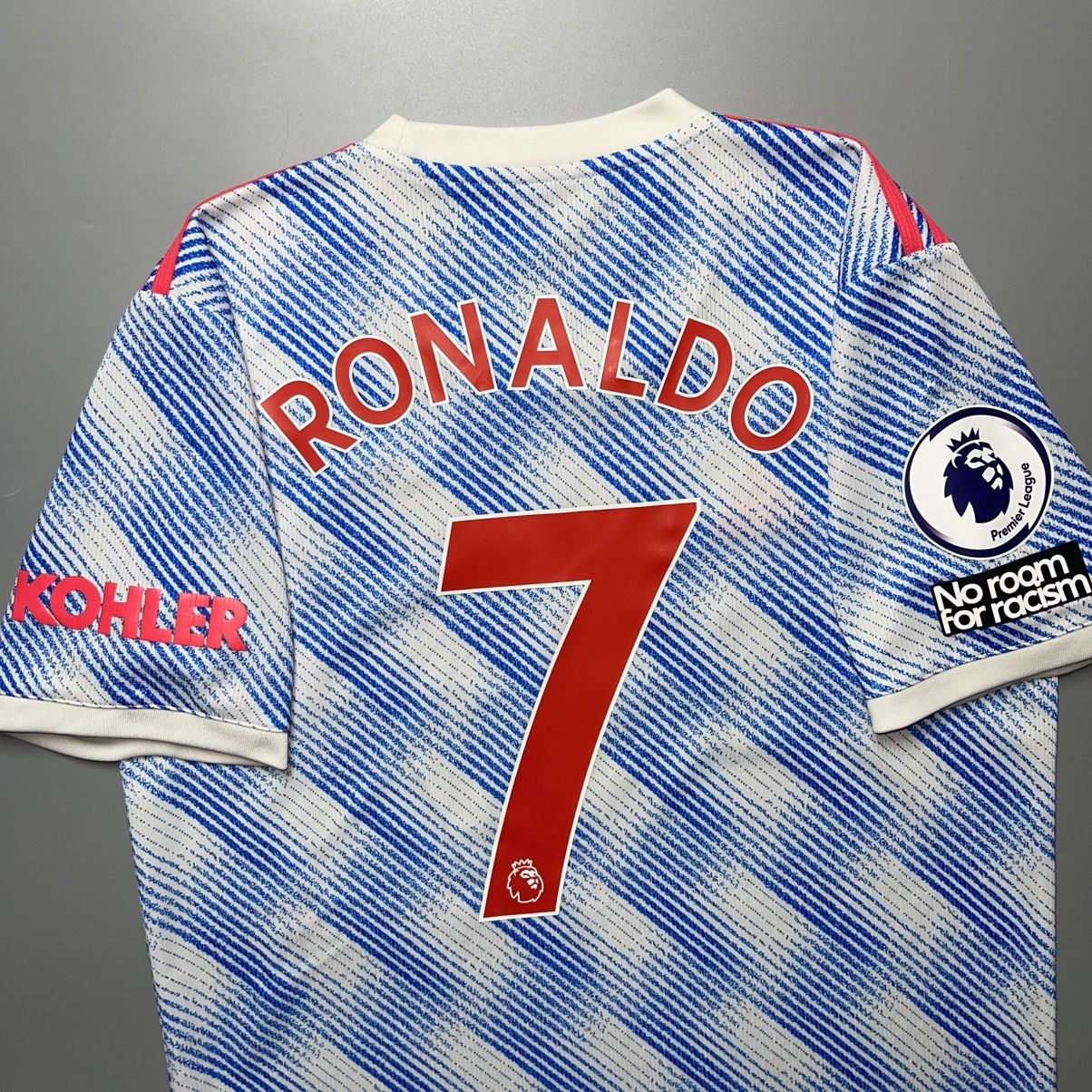 Adidas MANCHESTER UNITED ADIDAS 2021/2022 AWAY JERSEY #7 RONALDO Size US M / EU 48-50 / 2 - 9 Thumbnail