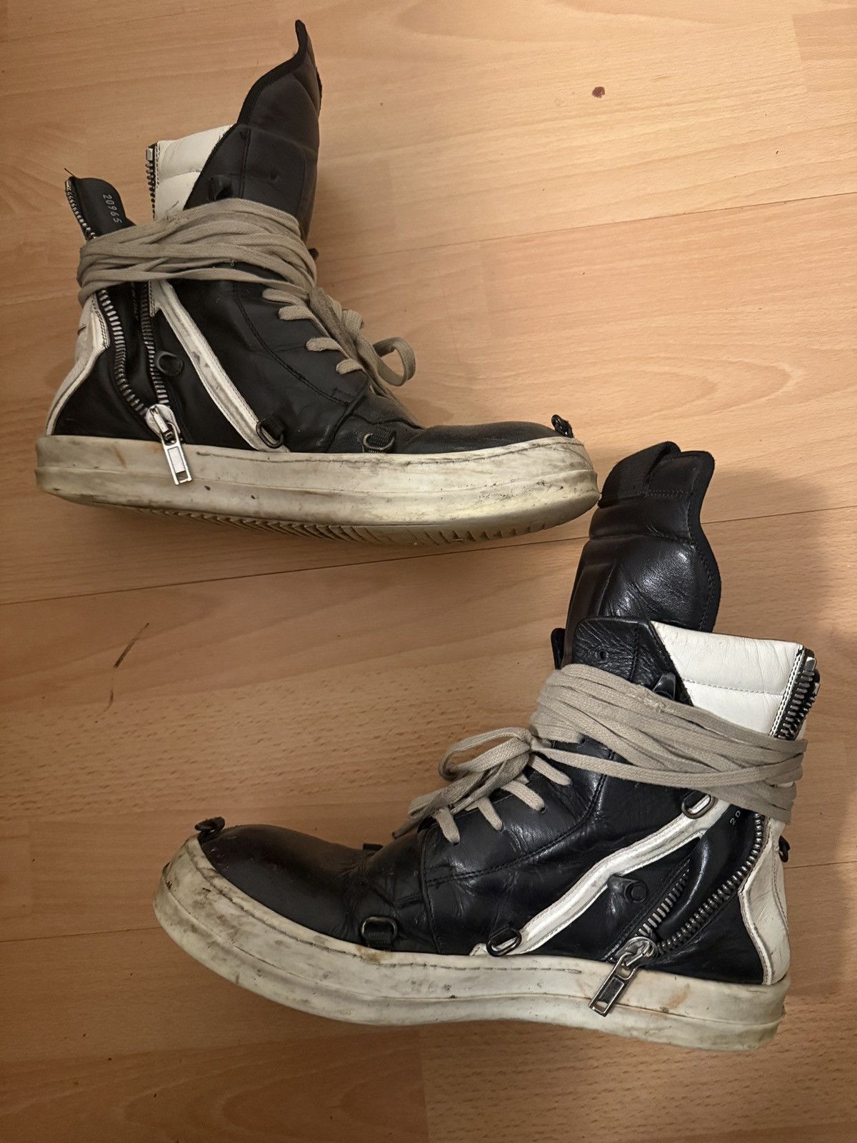 Rick Owens Rick Owens Geobasket high-top Size US 10 / EU 43 - 3 Thumbnail