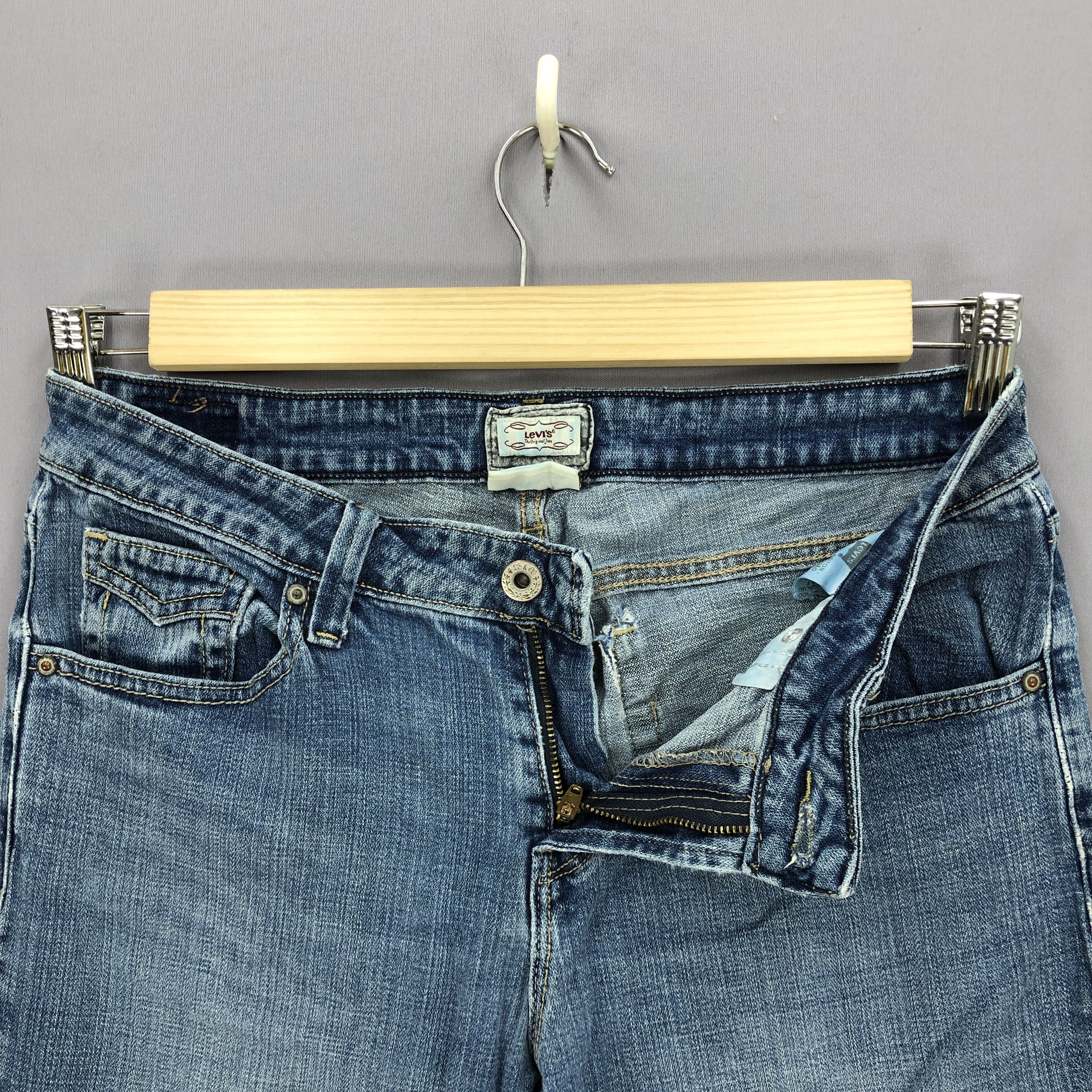 Levi's Vintage Levis Bell Bottom Jeans Levi's Flare Wide Leg Denim Size US 32 / EU 48 - 5 Thumbnail