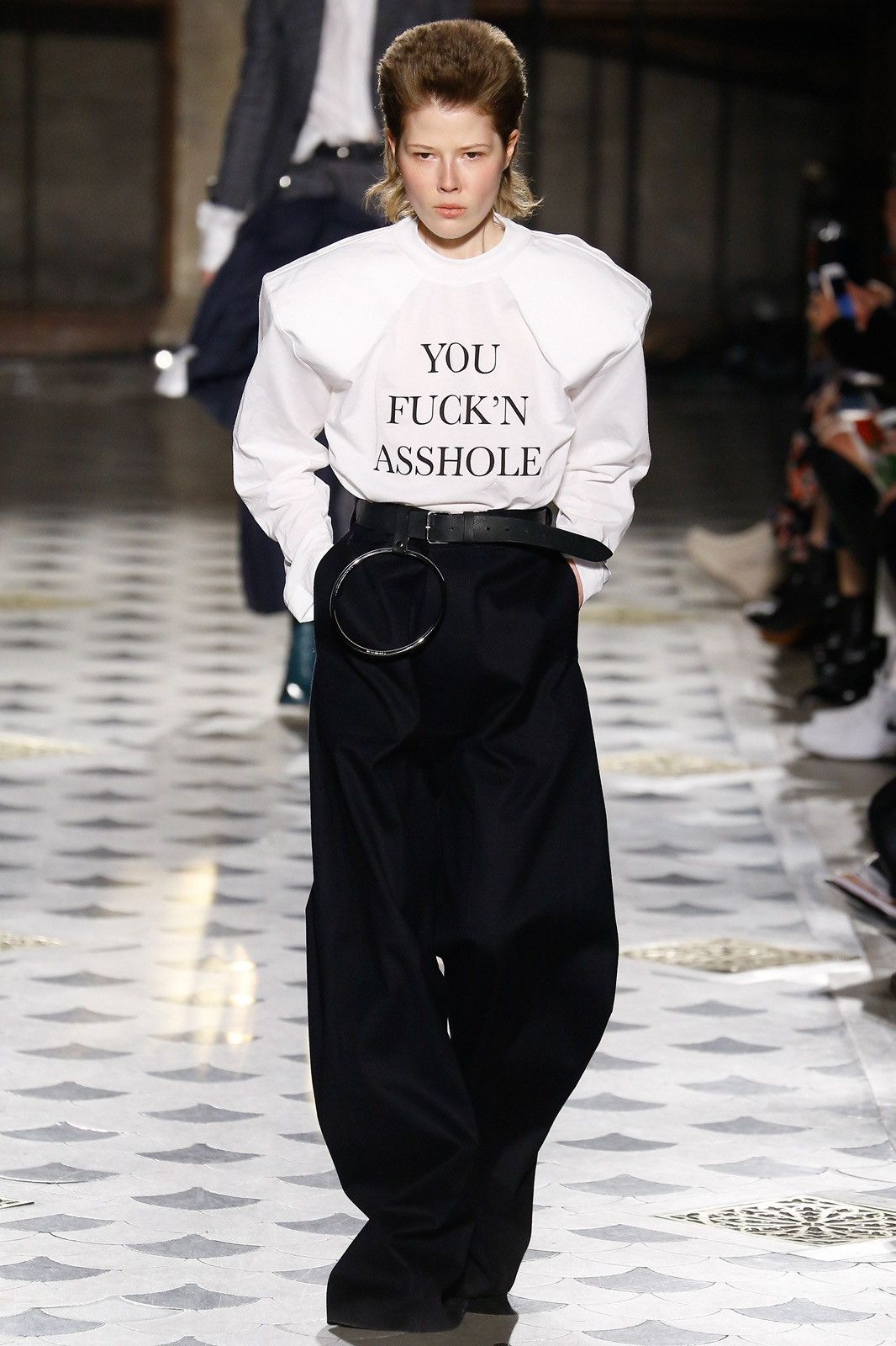 Vetements VETEMENTS FW16 “YOU FUCK'N ASSHOLE" Football T-Shirt M Size US L / EU 52-54 / 3 - 10 Thumbnail