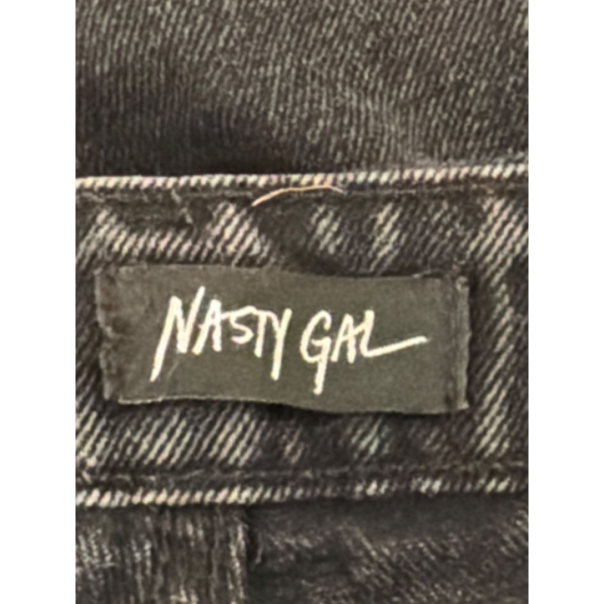 Nasty Gal Nasty Gal Black High Rise Skinny Jeans Cotton Blend Size UK Size 26" / US 2 / IT 38 - 4 Thumbnail