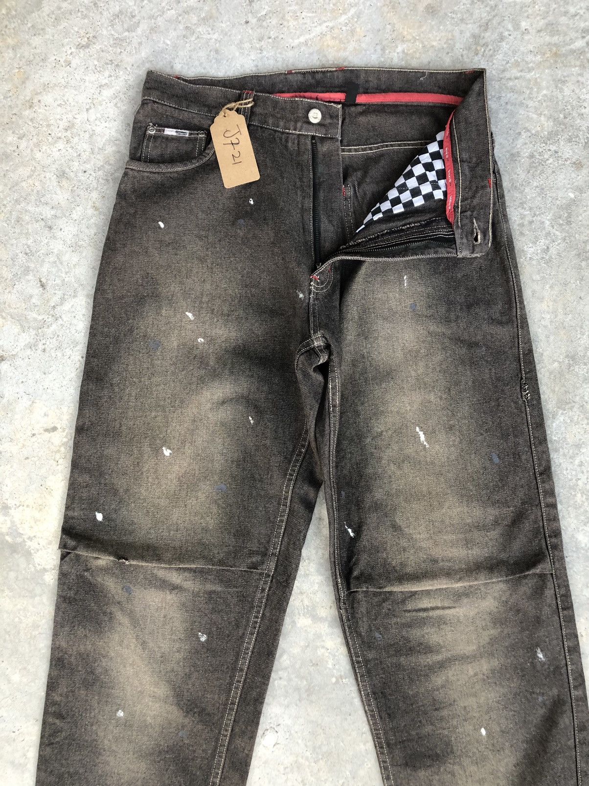Vintage Baggy Jeans Vans Distressed Jeans Hip Hop Carpenter Size US 32 / EU 48 - 3 Thumbnail