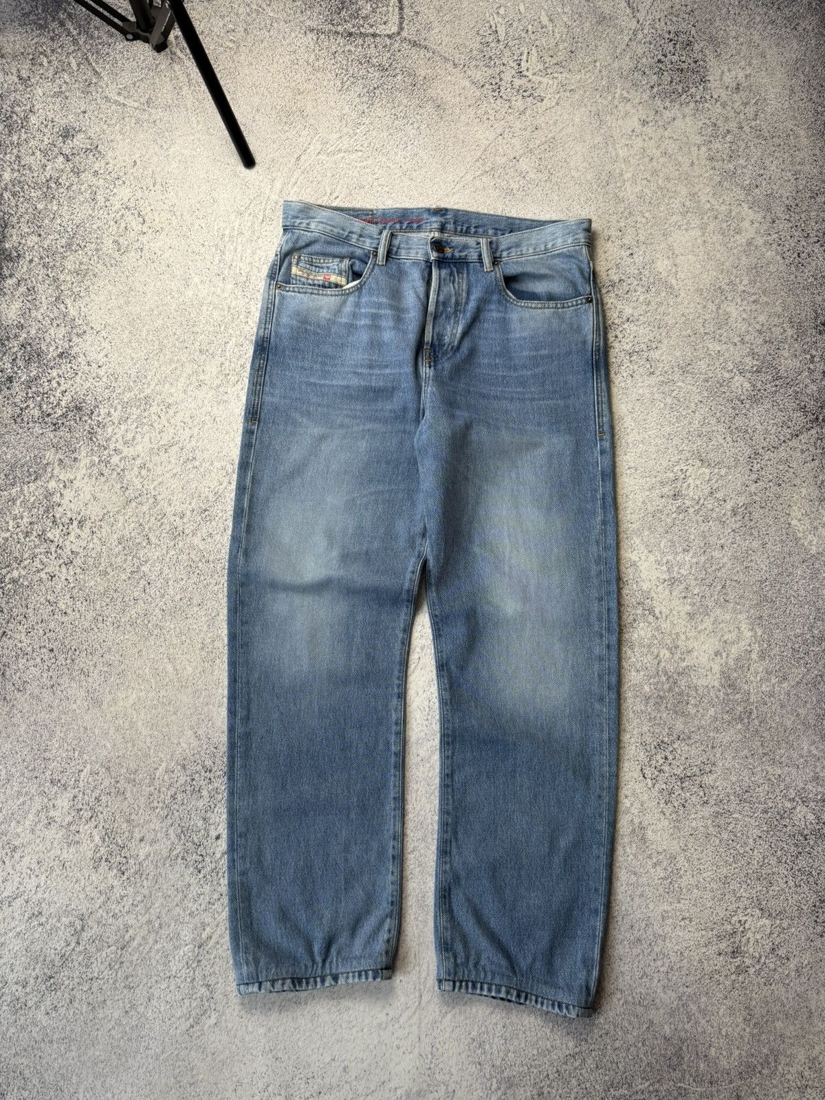 Diesel Vintage Crazy Diesel Jeans Mini Logo Y2K USA Size US 32 / EU 48 - 1 Thumbnail
